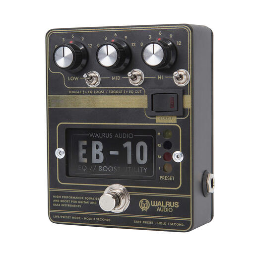 Walrus Audio EB-10 Preampp / Eq / Boost Black (900-1049b) Walrus Audio EB-10 Preampp / Eq / Boost Black (900-1049b)
