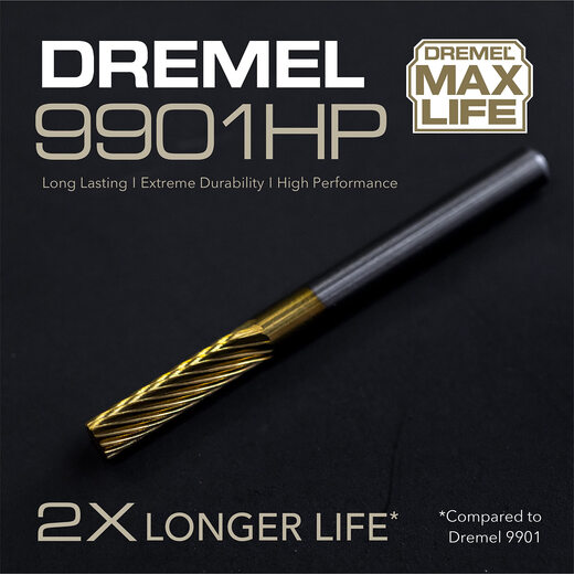 Dremel Max Life 9901 PS 1/8 '(3,2 mm) Wolfram -Carbid -Rotary -Gravurbohrer Dremel Max Life 9901 PS 1/8 '(3,2 mm) Wolfram -Carbid -Rotary -Gravurbohrer