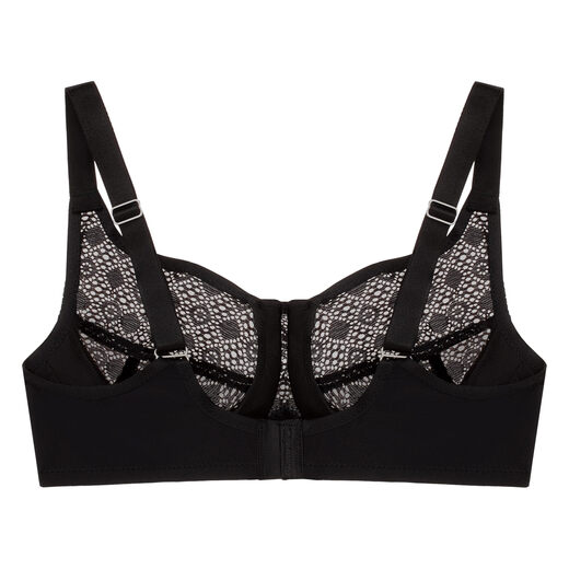 Glamorise Women's Place Lace Comfort Wonderwire Bra Wire #9855 Negro 42d Glamorise Women's Place Lace Comfort Wonderwire Bra Wire #9855 Negro 42d