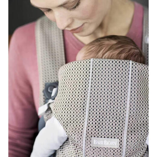 BabyBjörn BABYBJORN 棉质迷你婴儿背带 Greige BabyBjörn BABYBJORN 棉质迷你婴儿背带 Greige