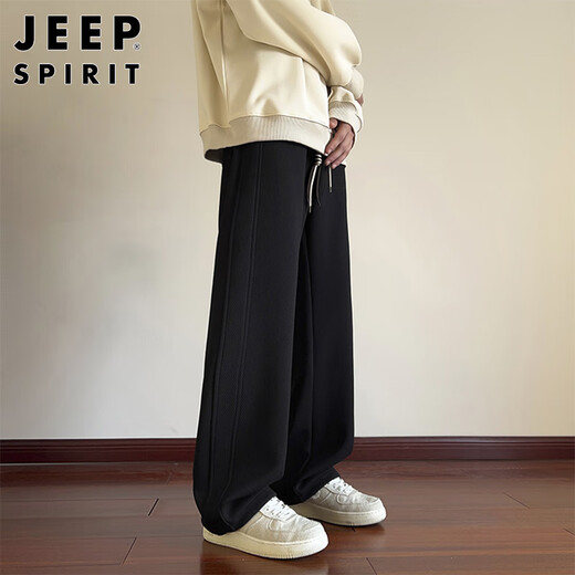 JEEP SPIRIT Jeep pants men's casual pants men's autumn and winter loose straight sportswear trousers black 5XL 
JEEP SPIRIT Jeep pants men's casual pants men's autumn and winter loose straight sportswear trousers black 5XL