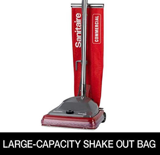 Sanitaire traditionnel à l'aspirateur de sacs commerciaux verticaux, SC684G rouge Sanitaire traditionnel à l'aspirateur de sacs commerciaux verticaux, SC684G rouge