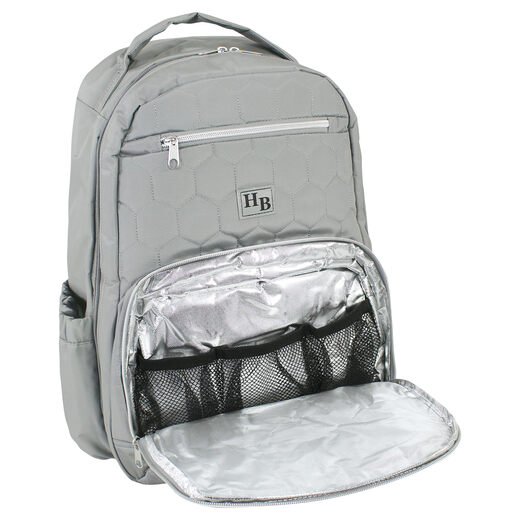 HUDSON BABY Neutral Baby Premium Diaper Bag Backpack Grey HUDSON BABY Neutral Baby Premium Diaper Bag Backpack Grey