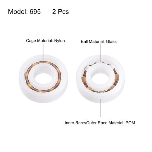Uxcell 695 Placons en plastique 5x13x4mm Ball en nylon Cage 2 pièces Uxcell 695 Placons en plastique 5x13x4mm Ball en nylon Cage 2 pièces