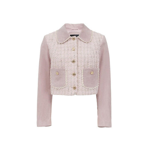VEROMODA leather jacket for women 2025 spring new imitation pearl small fragrance style spliced bright silk leather jacket 325110015 light bean paste color M
VEROMODA leather jacket for women 2025 spring new imitation pearl small fragrance style spliced bright silk leather jacket 325110015 light bean paste color M