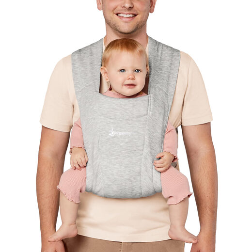 Ergobaby Kindergurt vor Fronthalter geeignet für Neugeborenes Baby grau Ergobaby Kindergurt vor Fronthalter geeignet für Neugeborenes Baby grau