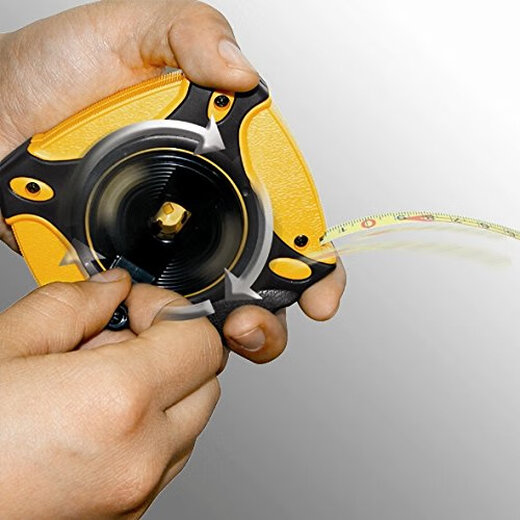 KOMELON 9905 夹持器封闭式长钢卷尺 50 英尺 KOMELON 9905 夹持器封闭式长钢卷尺 50 英尺