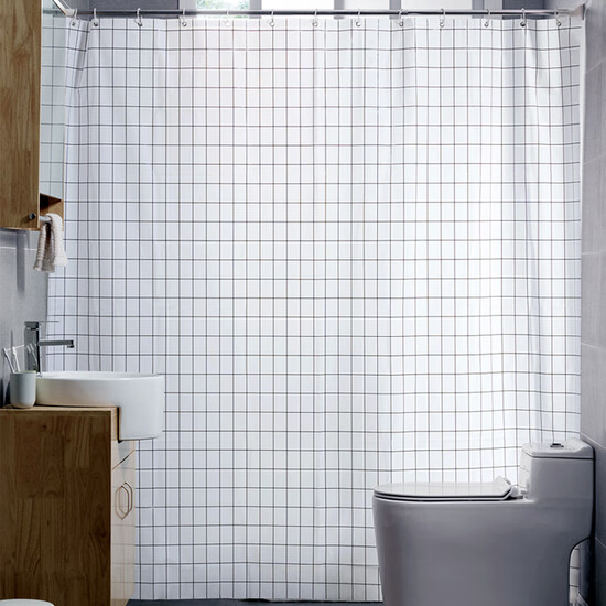 Pacifica tarpaulin Di DIYIN bathroom curtain bathroom shower curtain mildew thickened curtain panel curtain package Free-squared perforated curtain 120 * 180 Pacifica tarpaulin Di DIYIN bathroom curtain bathroom shower curtain mildew thickened curtain panel curtain package Free-squared perforated curtain 120 * 180