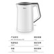 Midea Midea kettle kettle 304 stainless steel electric kettle seamless liner double layer anti-hot portable health kettle Kettle Petty exquisite style cost-effective recommendation Shu SH15Colour102 Midea Midea kettle kettle 304 stainless steel electric kettle seamless liner double layer anti-hot portable health kettle Kettle Petty exquisite style cost-effective recommendation Shu SH15Colour102