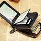 Yinuotu driver's license leather case, men's driver's license, this document holder, female motor vehicle driving license, genuine first layer cowhide wallet, zipper, multi-card slot, credit bank card bag, business card holder, elegant red classic vertical style, multi-function driver's license cover Yinuotu driver's license leather case, men's driver's license, this document holder, female motor vehicle driving license, genuine first layer cowhide wallet, zipper, multi-card slot, credit bank card bag, business card holder, elegant red classic vertical style, multi-function driver's license cover