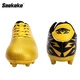 Saekeke Saekeke soccer shoes men's adult AG spikes training game shoes children and teenagers middle school students campus football club natural lawn golden size 39 is one size larger Saekeke Saekeke soccer shoes men's adult AG spikes training game shoes children and teenagers middle school students campus football club natural lawn golden size 39 is one size larger