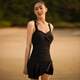 Yizi Ladies Swimsuit Conservative One Piece Skirt Swimsuit Covers Belly and Shows Thin Large Size Swimsuit Women's Slim Gather Hot Spring Swimwear EZI18W234 Black S Yizi Ladies Swimsuit Conservative One Piece Skirt Swimsuit Covers Belly and Shows Thin Large Size Swimsuit Women's Slim Gather Hot Spring Swimwear EZI18W234 Black S