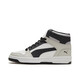 PUMA Puma official autumn and winter new men and women with the same style couple shoes sports casual retro mid-top sneakers REBOUND 369573 Puma white-black-light gray-19 37.5 PUMA Puma official autumn and winter new men and women with the same style couple shoes sports casual retro mid-top sneakers REBOUND 369573 Puma white-black-light gray-19 37.5