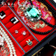 Nine-color jiucai jewelry box Pingyao push light lacquerware Hand-made collections for women’s day gifts Push light lacquer jewelry box Shanxi specialty black plum blossom Nine-color jiucai jewelry box Pingyao push light lacquerware Hand-made collections for women’s day gifts Push light lacquer jewelry box Shanxi specialty black plum blossom