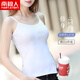 Antarctic simple knit small camisole female spring and summer sexy bottoming inner and outer jacket sleeveless slim-fit women's vest inner and outer wear black and white two pieces One size Antarctic simple knit small camisole female spring and summer sexy bottoming inner and outer jacket sleeveless slim-fit women's vest inner and outer wear black and white two pieces One size