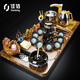 Jiabai Kungfu Tea Set Set Home Set Water Tea Tray Automatic Kettle Saucer Tea Cup Living Room Modern Simple Tea Table Father's Day Gift Dragon Ball Sand Gold Stone Mill Set Jiabai Kungfu Tea Set Set Home Set Water Tea Tray Automatic Kettle Saucer Tea Cup Living Room Modern Simple Tea Table Father's Day Gift Dragon Ball Sand Gold Stone Mill Set
