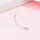 Saturday blessing jewelry 18K gold O word extension chain color gold rose gold three colors optional yellow 18K gold about 4.5cm Saturday blessing jewelry 18K gold O word extension chain color gold rose gold three colors optional yellow 18K gold about 4.5cm