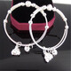 STFBOYS the same silver-plated anklet with bells, bracelets, bracelets, gifts, female Yilian Fei, hollow ball, five-pointed star STFBOYS the same silver-plated anklet with bells, bracelets, bracelets, gifts, female Yilian Fei, hollow ball, five-pointed star