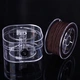 Bo decoration living text play hand string bracelet rope Buddha beads wear beads elastic thread wear-resistant jewelry accessories tool bag core elastic thread-brown-wire diameter 1.0MM Bo decoration living text play hand string bracelet rope Buddha beads wear beads elastic thread wear-resistant jewelry accessories tool bag core elastic thread-brown-wire diameter 1.0MM