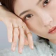Lukfook Jewelry mipearl series 18K gold freshwater pearl ring women's fashion ring pricing F87KRTB002Y total weight about 1.08 grams - 16 pearls Lukfook Jewelry mipearl series 18K gold freshwater pearl ring women's fashion ring pricing F87KRTB002Y total weight about 1.08 grams - 16 pearls