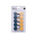 Xinxin hook sticky hook strong seamless punch kitchen bathroom exemption hook package bathroom door back wardrobe hanging hook 10 blue yellow Xinxin hook sticky hook strong seamless punch kitchen bathroom exemption hook package bathroom door back wardrobe hanging hook 10 blue yellow