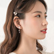 Gunai 925 silver earrings female one-week earrings set trendy length and short tassel earrings four-leaf clover student silver needle pearl earrings temperament versatile ladies fashion jewelry jewelry gift box T333 sweet flower language one week earrings set Gunai 925 silver earrings female one-week earrings set trendy length and short tassel earrings four-leaf clover student silver needle pearl earrings temperament versatile ladies fashion jewelry jewelry gift box T333 sweet flower language one week earrings set