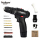 Honglei hand drill 12V household electric screwdriver multifunctional two-speed lithium electric drill Honglei hand drill 12V household electric screwdriver multifunctional two-speed lithium electric drill