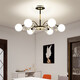 Xin Yu living room lamp simple modern atmosphere net red magic bean chandelier 2021 new Nordic restaurant chandelier bedroom lamp whole house lighting package three rooms two halls 12 gold tricolor Xin Yu living room lamp simple modern atmosphere net red magic bean chandelier 2021 new Nordic restaurant chandelier bedroom lamp whole house lighting package three rooms two halls 12 gold tricolor