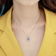 Huaying HUAYINGS925 Silver Necklace Ladies Ocean Heart Clavicle Chain Student Pendant Confession Valentine's Day Birthday Gift for Girlfriend Angel Heart + Bowknot Gift Box Huaying HUAYINGS925 Silver Necklace Ladies Ocean Heart Clavicle Chain Student Pendant Confession Valentine's Day Birthday Gift for Girlfriend Angel Heart + Bowknot Gift Box