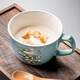 Youcci Fish Fun Blue Nordic Ceramic Mug Large Breakfast Cup Oatmeal Cup Milk Cup Large Capacity Large Mouth Mug Blue Breakfast Bowl Cup Noodle Cup Single Ear Noodle Cup-Fish Fun Blue Youcci Fish Fun Blue Nordic Ceramic Mug Large Breakfast Cup Oatmeal Cup Milk Cup Large Capacity Large Mouth Mug Blue Breakfast Bowl Cup Noodle Cup Single Ear Noodle Cup-Fish Fun Blue