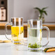 Green apple glass water cup tea cup beer mug 4 pieces 320ml EZ2233/L4 Green apple glass water cup tea cup beer mug 4 pieces 320ml EZ2233/L4