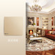 NVC NVC switch socket electrician electrical material One open dual control with fluorescent large rocker switch 86 type concealed large panel bedside Q3 Xinyue series champagne gold NVC NVC switch socket electrician electrical material One open dual control with fluorescent large rocker switch 86 type concealed large panel bedside Q3 Xinyue series champagne gold