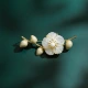 Gunai shell flower brooch women's high-end pearl corsage temperament luxury suit coat pin buckle clothes collar pin accessories X403 elegant shell flower brooch Gunai shell flower brooch women's high-end pearl corsage temperament luxury suit coat pin buckle clothes collar pin accessories X403 elegant shell flower brooch
