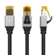 Akihabara CHOSEAL super six types of network cable CAT6A double shielded pure copper 8-core twisted pair engineering grade 10 Gigabit high-speed computer broadband home finished network cable 1 meter QS567AT1 Akihabara CHOSEAL super six types of network cable CAT6A double shielded pure copper 8-core twisted pair engineering grade 10 Gigabit high-speed computer broadband home finished network cable 1 meter QS567AT1