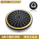 GULAIDENG large pressurized shower head, large shower head, pressurized single head shower head, rain shower, bath, bath, kitchen bathroom, black gold round top spray GULAIDENG large pressurized shower head, large shower head, pressurized single head shower head, rain shower, bath, bath, kitchen bathroom, black gold round top spray