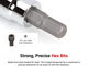 TEKTON 3/8-inch drive x 1/8-inch hexagonal drill socket SHB12200
TEKTON 3/8-inch drive x 1/8-inch hexagonal drill socket SHB12200