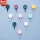 Xinxin hook sticky hook strong seamless punch kitchen bathroom exemption hook package bathroom door back wardrobe hanging hook 10 blue yellow Xinxin hook sticky hook strong seamless punch kitchen bathroom exemption hook package bathroom door back wardrobe hanging hook 10 blue yellow