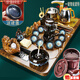 Jiabai Kungfu Tea Set Set Home Set Water Tea Tray Automatic Kettle Saucer Tea Cup Living Room Modern Simple Tea Table Father's Day Gift Dragon Ball Sand Gold Stone Mill Set Jiabai Kungfu Tea Set Set Home Set Water Tea Tray Automatic Kettle Saucer Tea Cup Living Room Modern Simple Tea Table Father's Day Gift Dragon Ball Sand Gold Stone Mill Set