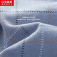 Red bean home pajamas men's combed cotton couple pajamas men's spring and autumn cotton long-sleeved lapel cardigan casual plaid home service suit 417 blue 170/92A Red bean home pajamas men's combed cotton couple pajamas men's spring and autumn cotton long-sleeved lapel cardigan casual plaid home service suit 417 blue 170/92A