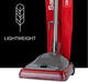 Sanitaire traditionnel à l'aspirateur de sacs commerciaux verticaux, SC684G rouge Sanitaire traditionnel à l'aspirateur de sacs commerciaux verticaux, SC684G rouge