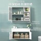 Xijian HOROW space aluminum bathroom cabinet storage and storage with bathroom mirror cabinet combination bathroom cabinet vanity basin set Lv Si series white 80cm MYSG-0761-013 Xijian HOROW space aluminum bathroom cabinet storage and storage with bathroom mirror cabinet combination bathroom cabinet vanity basin set Lv Si series white 80cm MYSG-0761-013