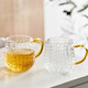 Bowei Creative Wheat Ear Pattern Glass Jug Large Capacity With Handle Cooler Home Heat-resistant Explosion-proof Drinking Cup Set 1 Pot 4 Cups 1 Tray Bowei Creative Wheat Ear Pattern Glass Jug Large Capacity With Handle Cooler Home Heat-resistant Explosion-proof Drinking Cup Set 1 Pot 4 Cups 1 Tray