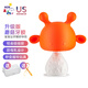 MDB molar stick baby teether bite happy mushroom teether comfort chew toy baby silicone anti-eating hand deer rattle orange MDB molar stick baby teether bite happy mushroom teether comfort chew toy baby silicone anti-eating hand deer rattle orange