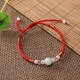 Red string transfer beads hand-woven anklets for men and women bracelets gifts universal natal year bracelets couple student bracelets pink transfer beads Red string transfer beads hand-woven anklets for men and women bracelets gifts universal natal year bracelets couple student bracelets pink transfer beads