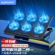Suohuang SUOHUANGS6 speed-adjustable notebook radiator computer stand/notebook cooling rack/cooling pad/adjustable speed/cooling base/under 17 inches Suohuang SUOHUANGS6 speed-adjustable notebook radiator computer stand/notebook cooling rack/cooling pad/adjustable speed/cooling base/under 17 inches