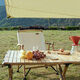 Mu Gaodi MOBIGARDEN outdoor camping party self-driving picnic barbecue portable outdoor folding table dining table solid wood egg roll table NX20665007 log color L Mu Gaodi MOBIGARDEN outdoor camping party self-driving picnic barbecue portable outdoor folding table dining table solid wood egg roll table NX20665007 log color L