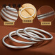 Shunqing silver floor silver bracelet matte ancient heritage 9999 silver bracelet men and women jewelry ring to send his girlfriend Su closed B33 ancient 20 grams 58mm with certificate Shunqing silver floor silver bracelet matte ancient heritage 9999 silver bracelet men and women jewelry ring to send his girlfriend Su closed B33 ancient 20 grams 58mm with certificate