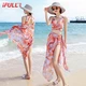 Yifu swimsuit women's bikini three-piece set Korean hot spring boxer fashion slim Korean ins split sunscreen swimsuit orange L Yifu swimsuit women's bikini three-piece set Korean hot spring boxer fashion slim Korean ins split sunscreen swimsuit orange L