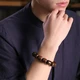 Yueyin Baichuan Agarwood Bracelet Wenplaying Buddhist Beads Men's and Women's Single Circle Bracelet Single Bead About 16mm Yueyin Baichuan Agarwood Bracelet Wenplaying Buddhist Beads Men's and Women's Single Circle Bracelet Single Bead About 16mm