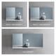 Exported to Germany doporro kitchen bathroom Nordic modern bathroom cabinet mirror cabinet storage mirror cabinet bathroom mirror 60cm oak color bathroom mirror cabinet upgrade color Exported to Germany doporro kitchen bathroom Nordic modern bathroom cabinet mirror cabinet storage mirror cabinet bathroom mirror 60cm oak color bathroom mirror cabinet upgrade color